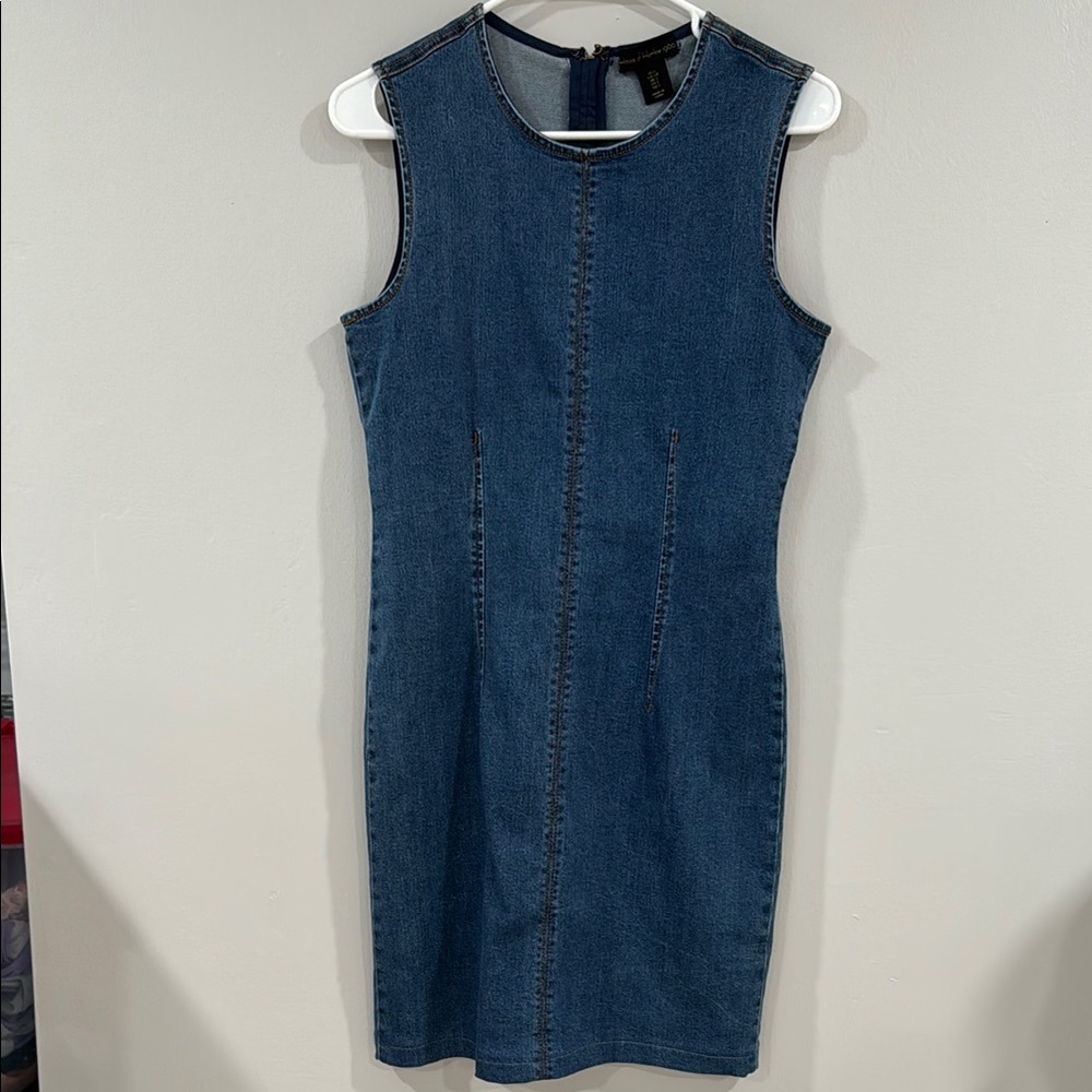 House of Harlow 1960 Blue Denim Dress